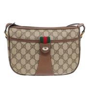 Pre-owned Leather gucci-bags Gucci Vintage , Beige , Dames