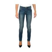 Blauwe Skinny Jeans met Push-Up Effect YES ZEE , Blue , Dames