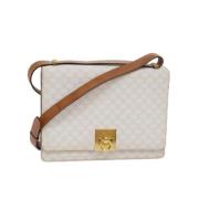 Pre-owned Canvas celine-bags Celine Vintage , White , Dames