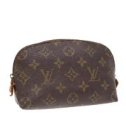 Pre-owned Canvas pouches Louis Vuitton Vintage , Brown , Dames