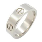 Pre-owned Metal rings Cartier Vintage , Gray , Dames