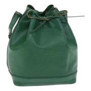 Pre-owned Leather louis-vuitton-bags Louis Vuitton Vintage , Green , D...