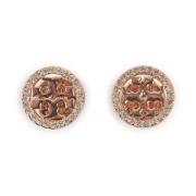 Stud Oorbel Accessoires Tory Burch , Yellow , Dames