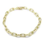 Pre-owned Metal bracelets Cartier Vintage , Yellow , Dames