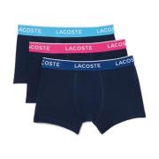 3-Pack Stretch Katoenen Boxershorts - Blauw Lacoste , Multicolor , Her...