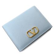 Pre-owned Leather wallets Valentino Vintage , Blue , Dames