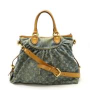 Pre-owned Denim louis-vuitton-bags Louis Vuitton Vintage , Blue , Dame...