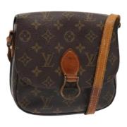 Pre-owned Canvas louis-vuitton-bags Louis Vuitton Vintage , Brown , Da...