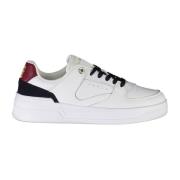 Sportieve Veterschoenen met Contrastdetails Tommy Hilfiger , White , D...