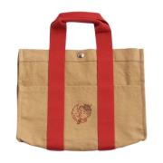 Mini Ice Cream Geweven Tote Tas SKY High Farm , Brown , Heren