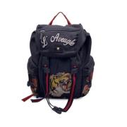 Pre-owned Fabric backpacks Gucci Vintage , Black , Dames