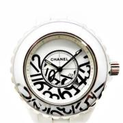 Pre-owned Fabric watches Chanel Vintage , White , Dames