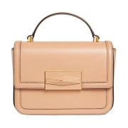 Stijlvolle Leren Tas voor Vrouwen Jimmy Choo , Beige , Dames