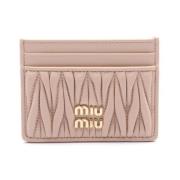 Pre-owned Leather wallets Miu Miu Pre-owned , Pink , Dames