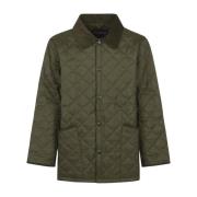 Groene Gewatteerde Jas voor Mannen Barbour , Green , Heren