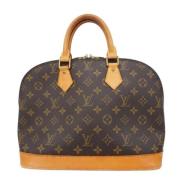 Pre-owned Canvas louis-vuitton-bags Louis Vuitton Vintage , Brown , Da...