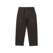 Vintage Stijl Katoenen Broek Gramicci , Brown , Heren