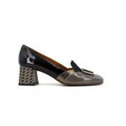 Leren en lak pumps Chie Mihara , Black , Dames