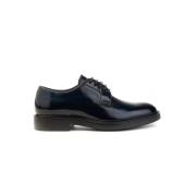 Handgemaakte Leren Derby Schoenen Brecos , Blue , Heren