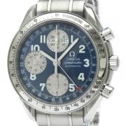 Pre-owned Stainless Steel watches Omega Vintage , Blue , Heren