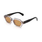 Stijlvolle bruine lens zonnebril Retrosuperfuture , Gray , Unisex