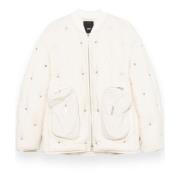 Dons Bomber Jas add , Beige , Dames