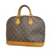 Pre-owned Fabric handbags Louis Vuitton Vintage , Brown , Dames