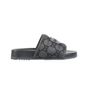 Stijlvolle Slippers voor Dagelijks Comfort Gucci , Gray , Heren