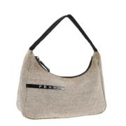 Pre-owned Canvas handbags Prada Vintage , White , Dames