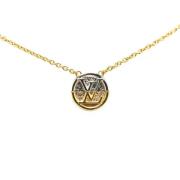 Pre-owned Metal necklaces Louis Vuitton Vintage , Yellow , Dames