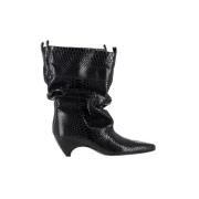 Pre-owned Leather boots Stella McCartney Pre-owned , Black , Dames