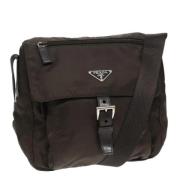 Pre-owned Nylon prada-bags Prada Vintage , Brown , Dames