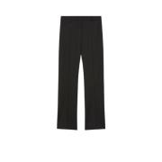 Elegante wollen rechte broek Max Mara Weekend , Black , Dames