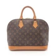 Pre-owned Canvas handbags Louis Vuitton Vintage , Brown , Dames