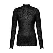 Lange Mouw Delicia T-shirt Rosemunde , Black , Dames