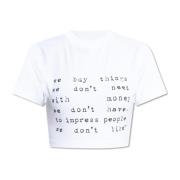 Bedrukt T-shirt Vetements , White , Dames