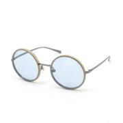 Pre-owned Glass sunglasses Chanel Vintage , Blue , Dames