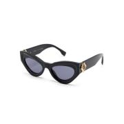 Fe40146I 01V Sunglasses Fendi , Black , Dames