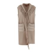 Ultralight Nylon Resort Vest Herno , Beige , Dames