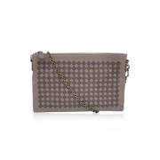 Pre-owned Leather pouches Bottega Veneta Vintage , Brown , Dames