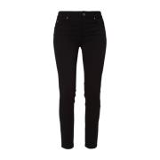 Zwarte Slim Broek Liu Jo , Black , Dames