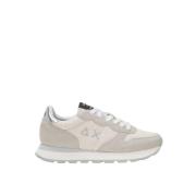 Ally Gold Silver Damessneakers Sun68 , White , Dames