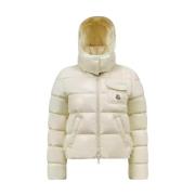 Lichtgele Donsjas Andro Moncler , Yellow , Dames