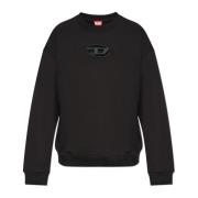 Sweatshirt S-Boxt-Od Diesel , Black , Heren