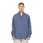 Geruite Stance Shirt met Button-Down Kraag Gramicci , Blue , Heren