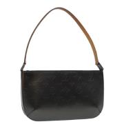 Pre-owned Canvas handbags Louis Vuitton Vintage , Black , Dames