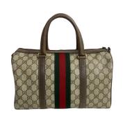 Pre-owned Leather gucci-bags Gucci Vintage , Brown , Dames