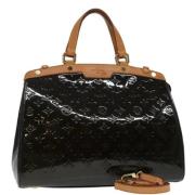 Pre-owned Leather louis-vuitton-bags Louis Vuitton Vintage , Black , D...