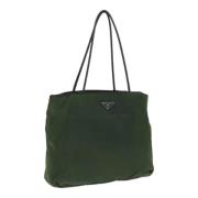 Pre-owned Nylon prada-bags Prada Vintage , Green , Dames