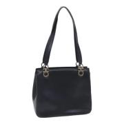 Pre-owned Leather shoulder-bags Salvatore Ferragamo Pre-owned , Black ...